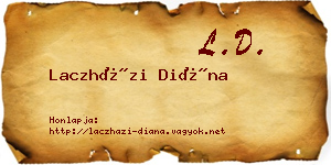 Laczházi Diána névjegykártya